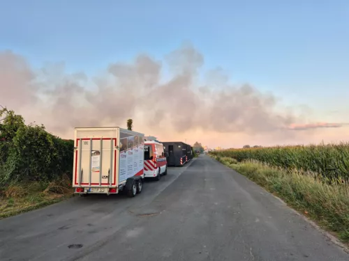 Brand: Großbrand in Abfallentsorgungszentrum